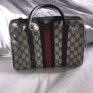 Authentic Vintage Gucci Boston Bag